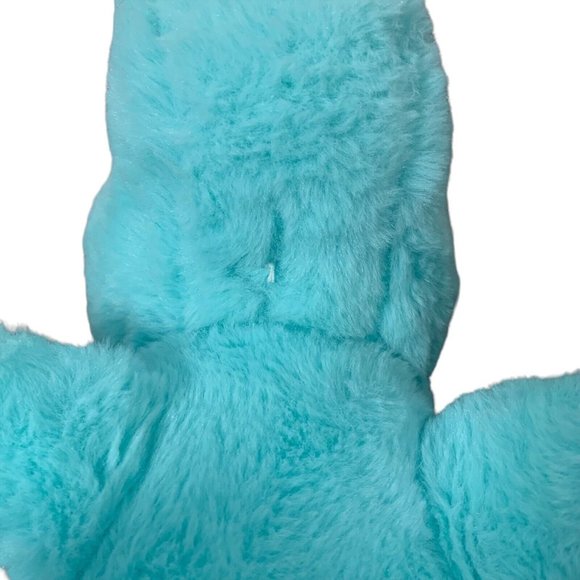 Pastel Blue Unicorn Plush Iridescent Horn Kellytoy Stuffed Animal Sitting Cute - Picture 6 of 10